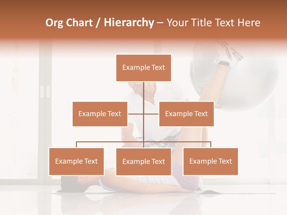 Sitting Corporate Work PowerPoint Template