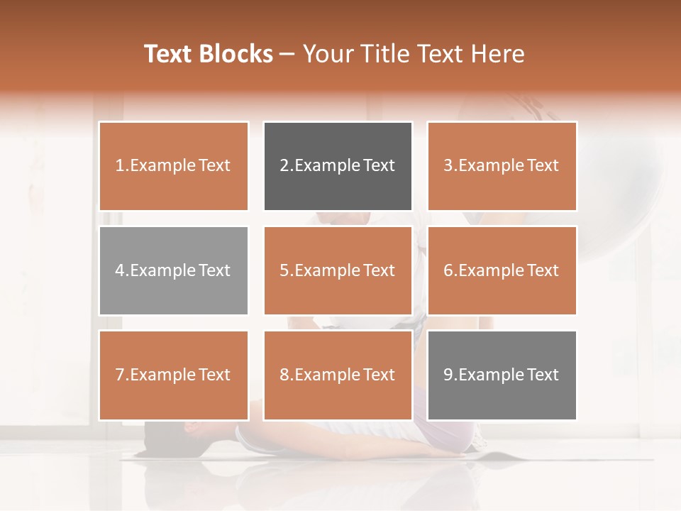 Sitting Corporate Work PowerPoint Template