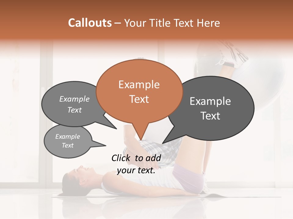 Sitting Corporate Work PowerPoint Template