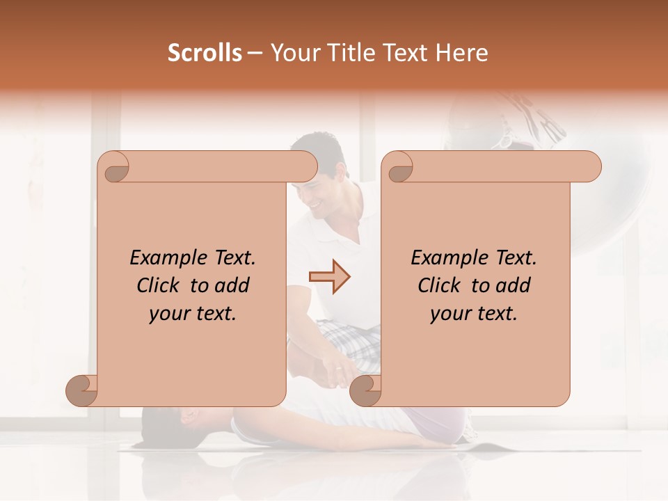 Sitting Corporate Work PowerPoint Template