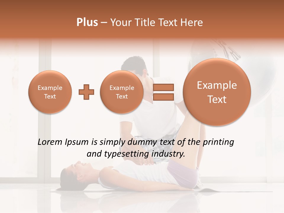 Sitting Corporate Work PowerPoint Template