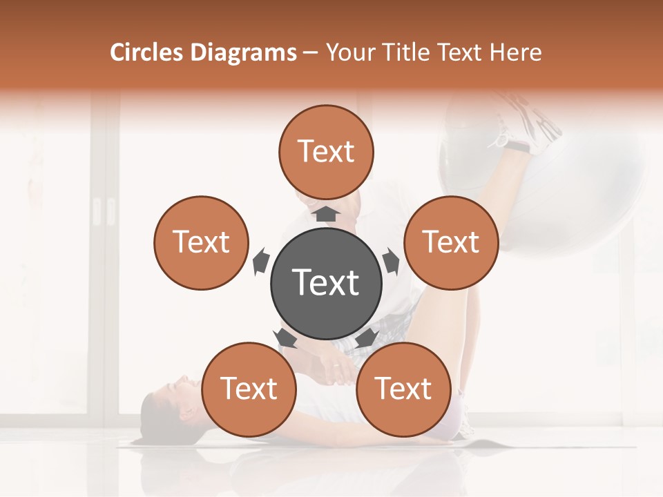 Sitting Corporate Work PowerPoint Template