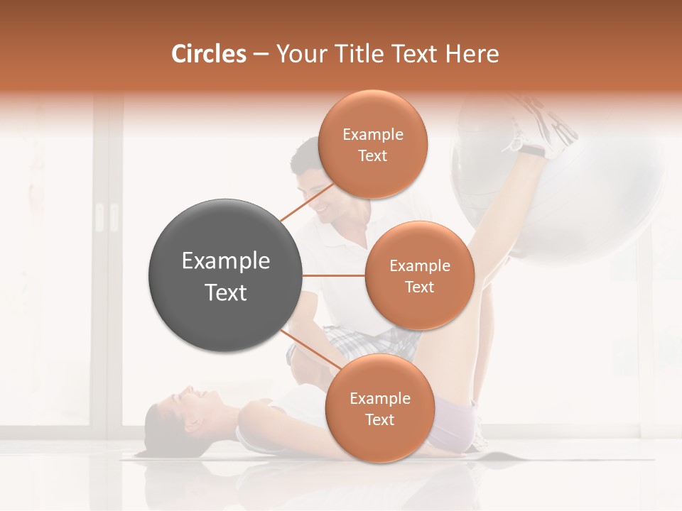 Sitting Corporate Work PowerPoint Template