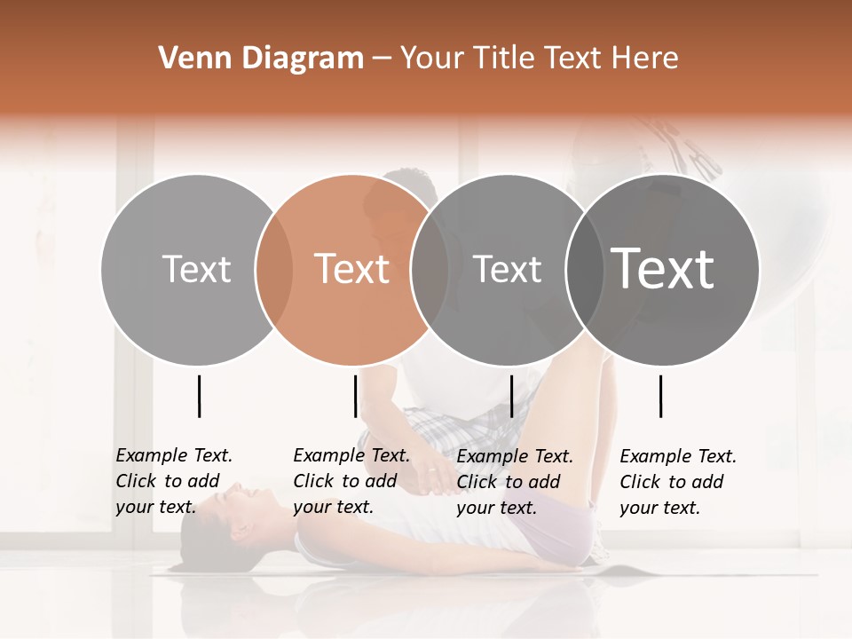 Sitting Corporate Work PowerPoint Template