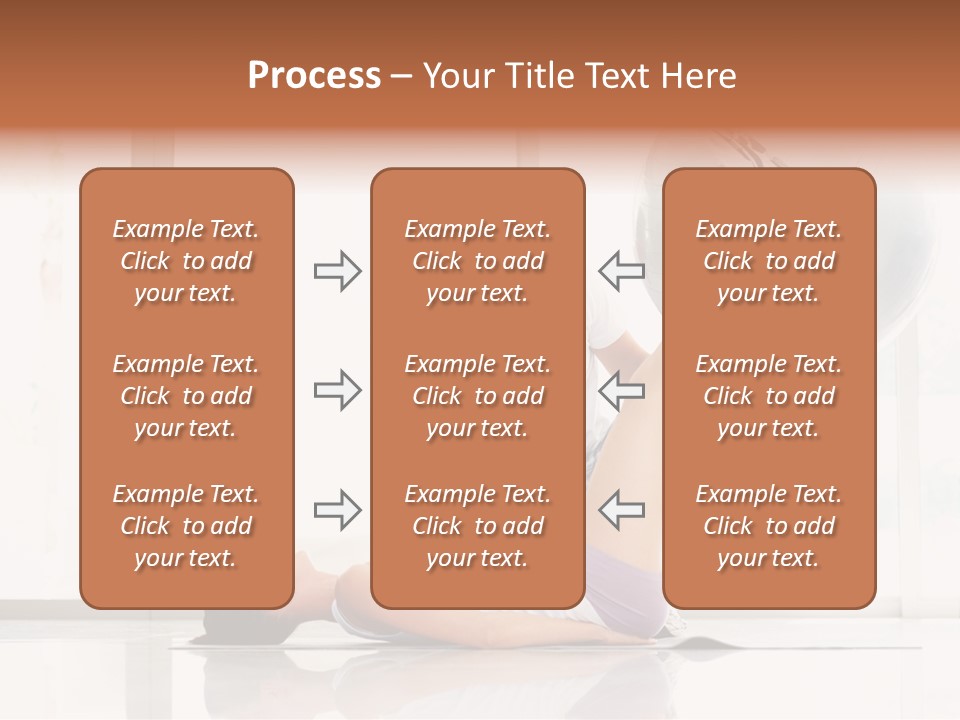 Sitting Corporate Work PowerPoint Template