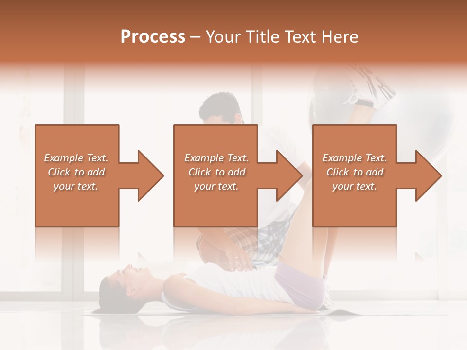 Sitting Corporate Work PowerPoint Template