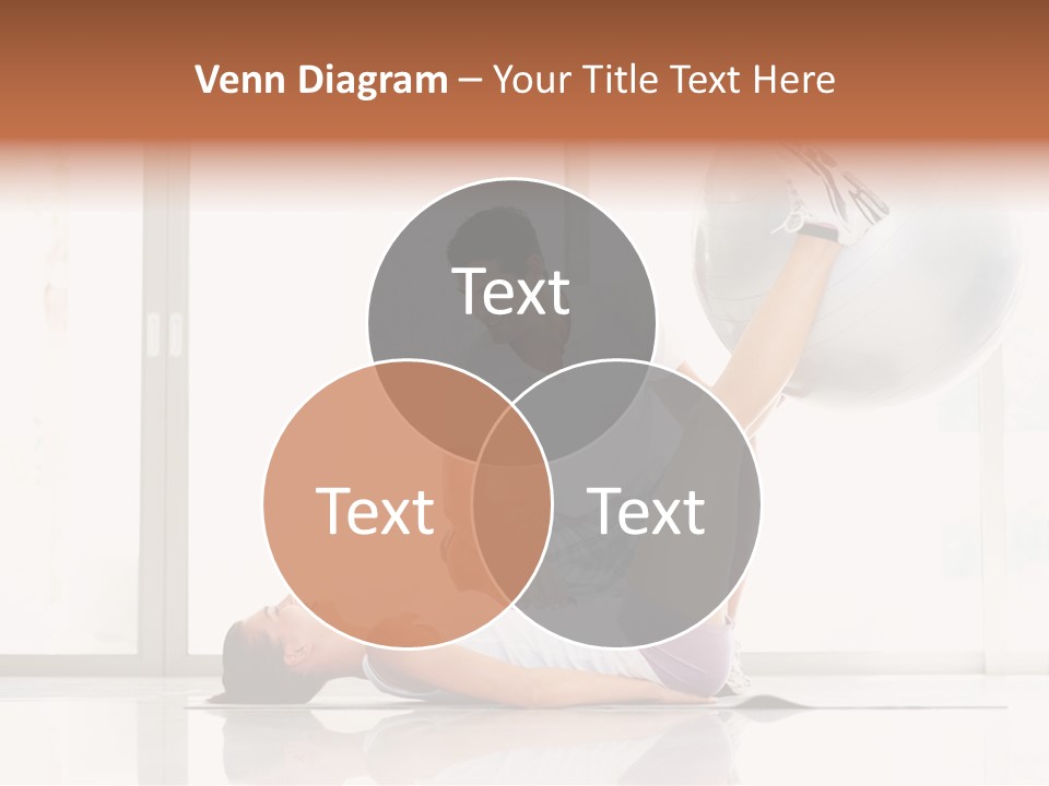 Sitting Corporate Work PowerPoint Template