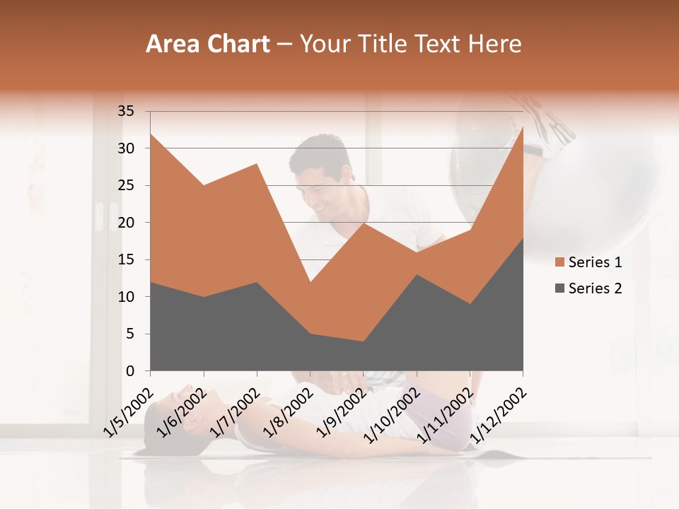 Sitting Corporate Work PowerPoint Template
