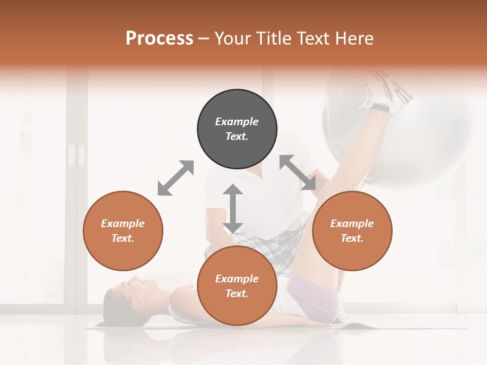 Sitting Corporate Work PowerPoint Template