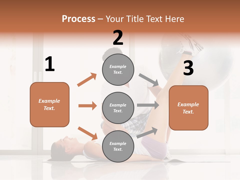 Sitting Corporate Work PowerPoint Template
