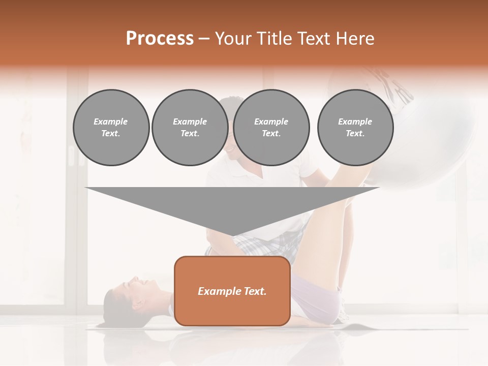 Sitting Corporate Work PowerPoint Template