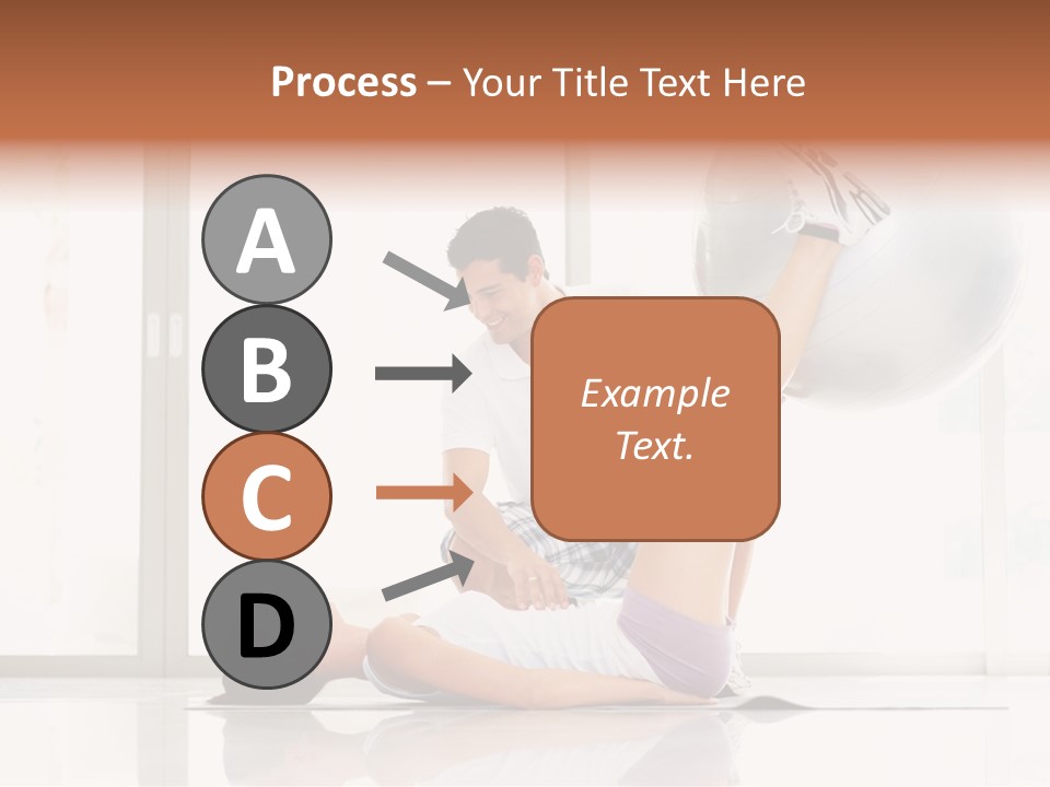 Sitting Corporate Work PowerPoint Template