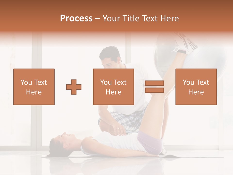 Sitting Corporate Work PowerPoint Template