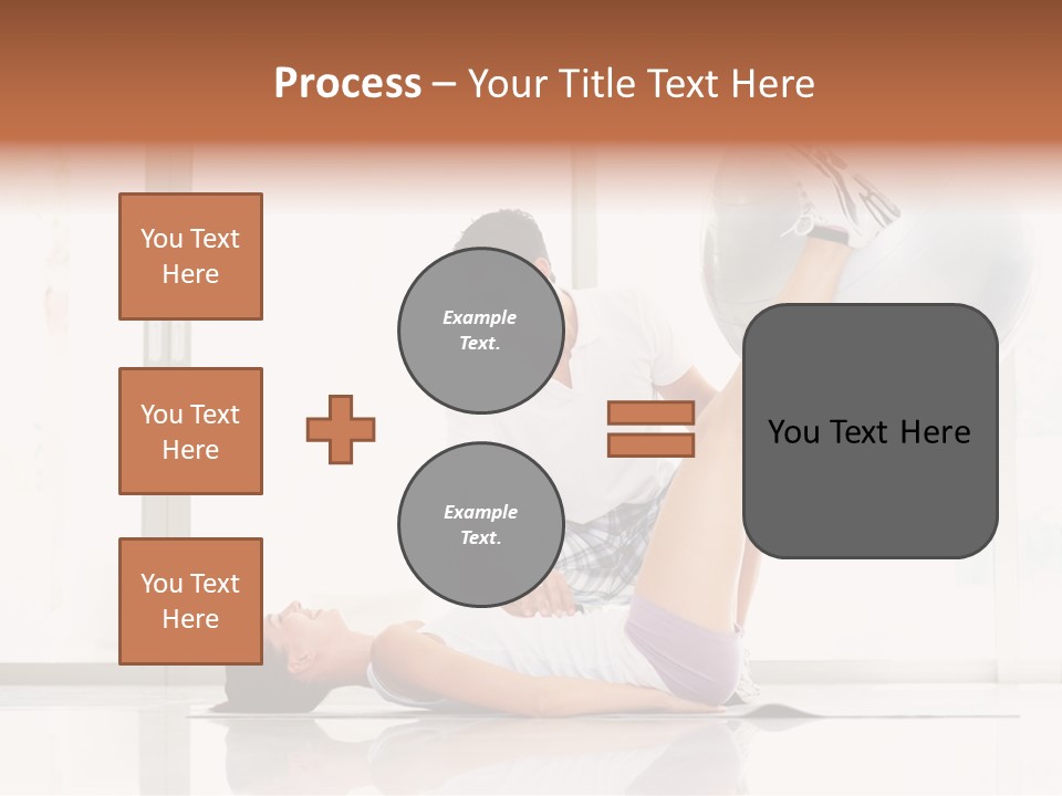 Sitting Corporate Work PowerPoint Template