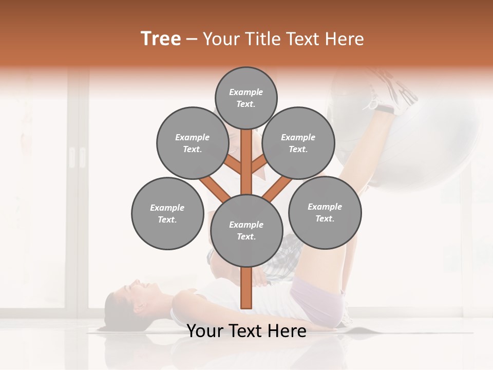 Sitting Corporate Work PowerPoint Template