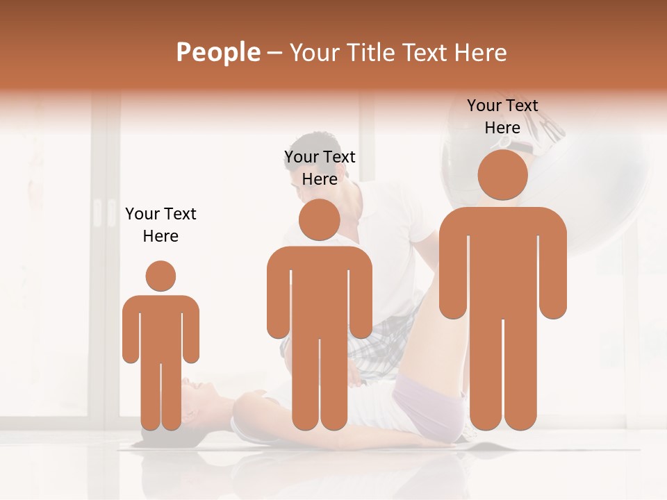 Sitting Corporate Work PowerPoint Template