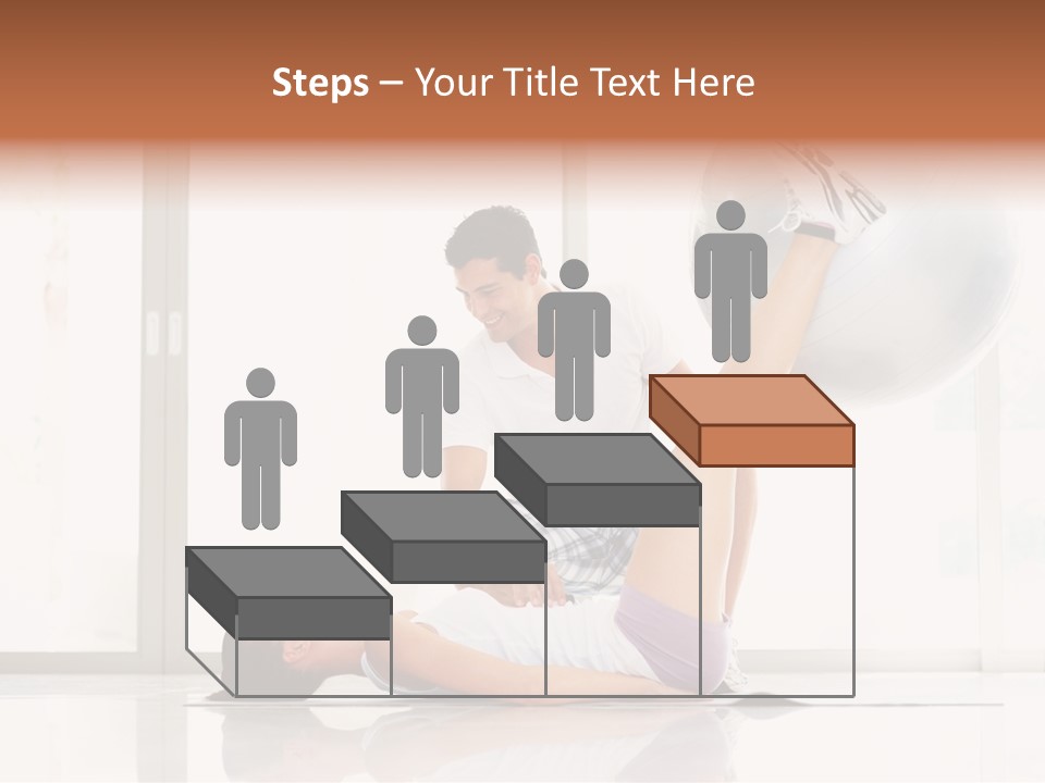 Sitting Corporate Work PowerPoint Template
