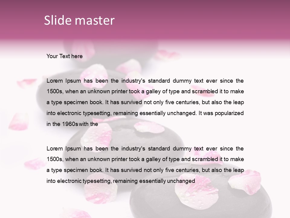 Daisy Flower Therapy PowerPoint Template