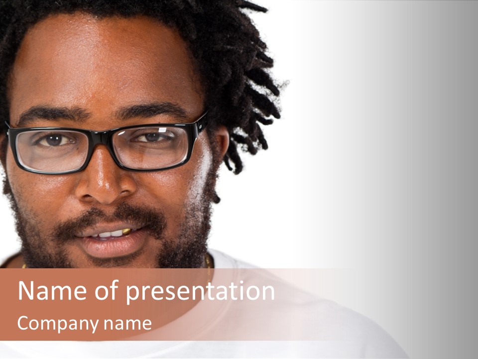 Shot One Face PowerPoint Template