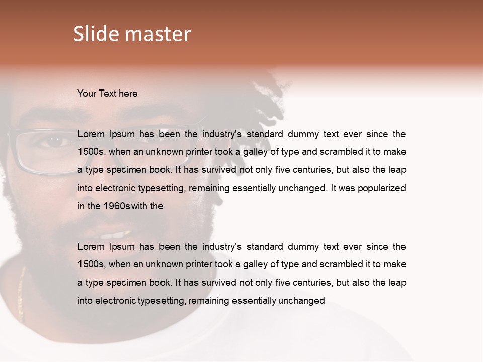 Shot One Face PowerPoint Template