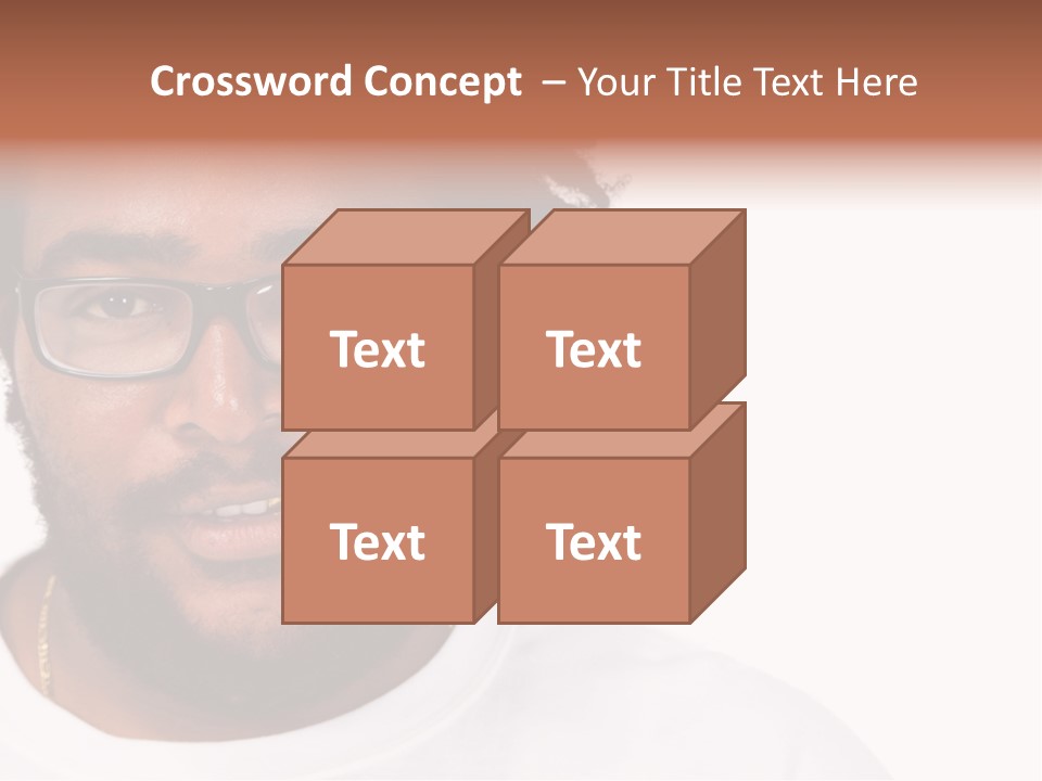 Shot One Face PowerPoint Template