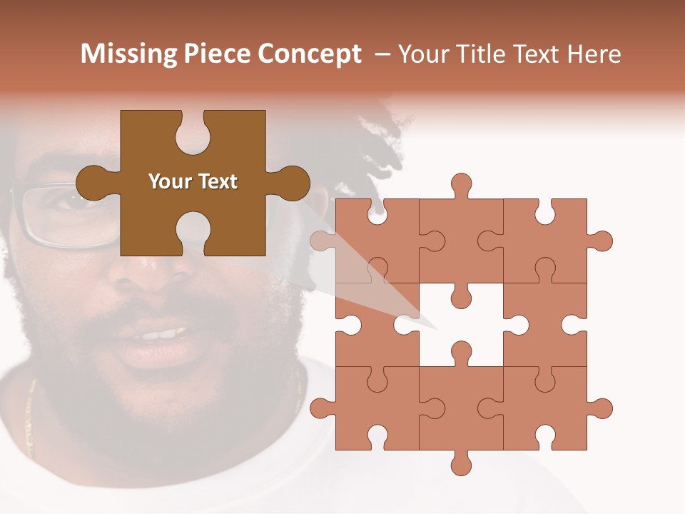 Shot One Face PowerPoint Template