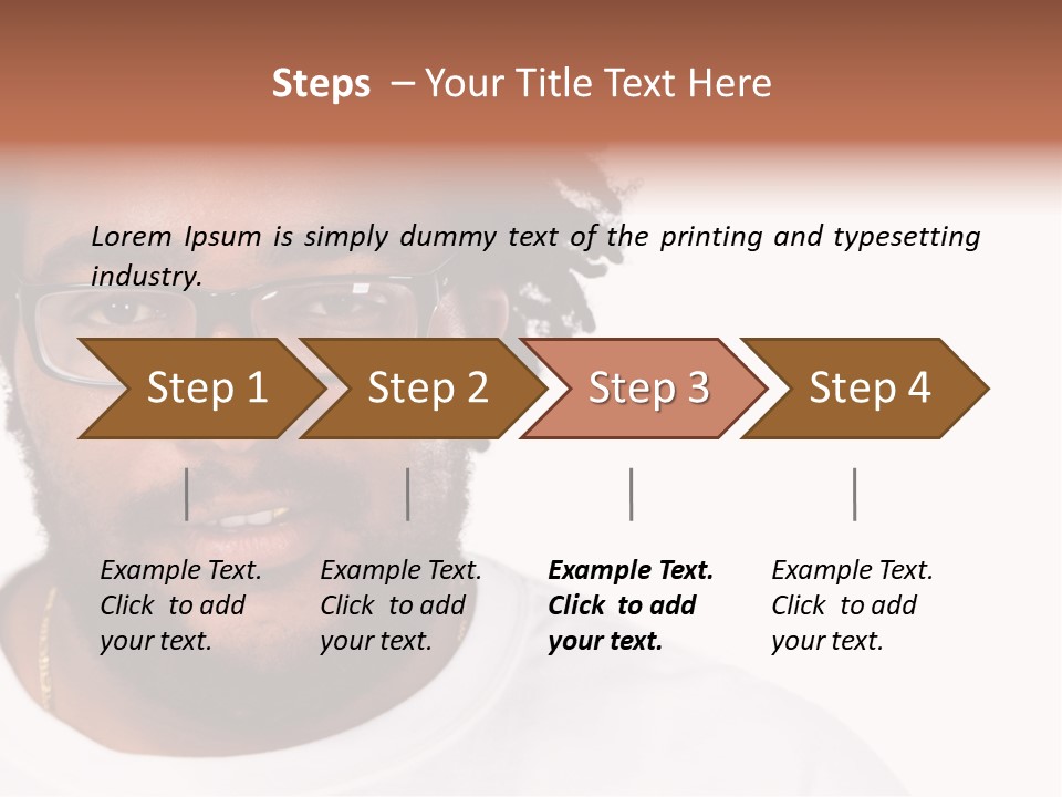 Shot One Face PowerPoint Template