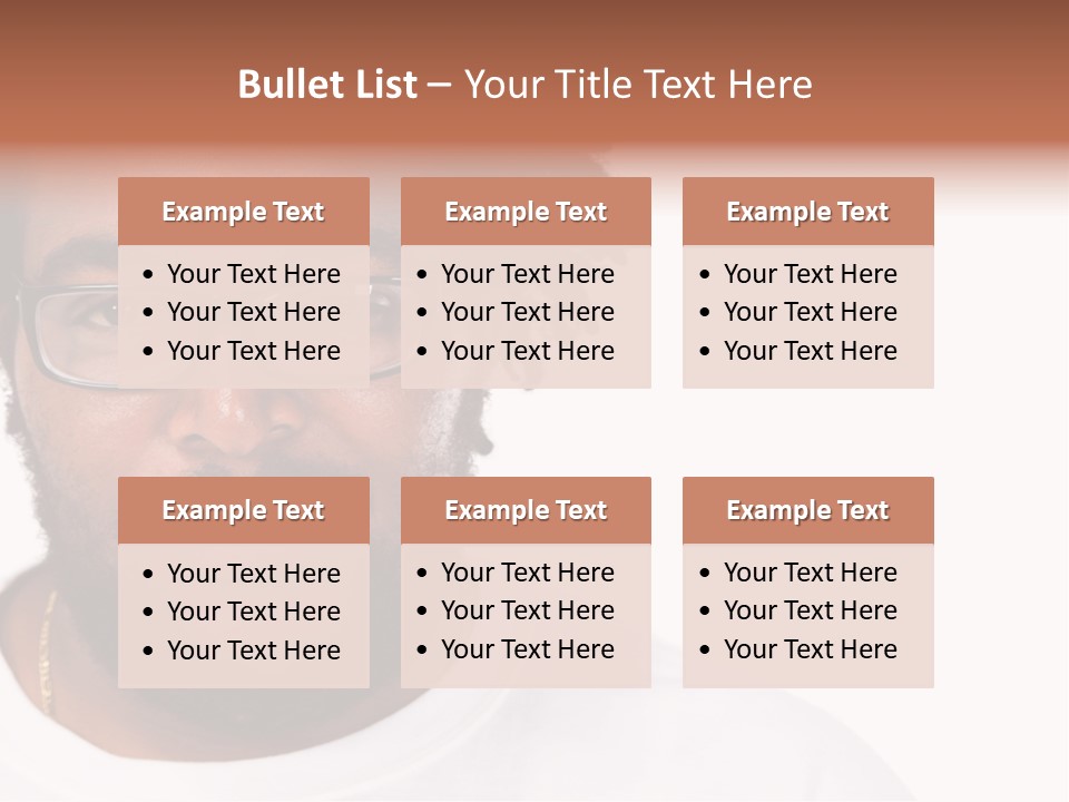 Shot One Face PowerPoint Template