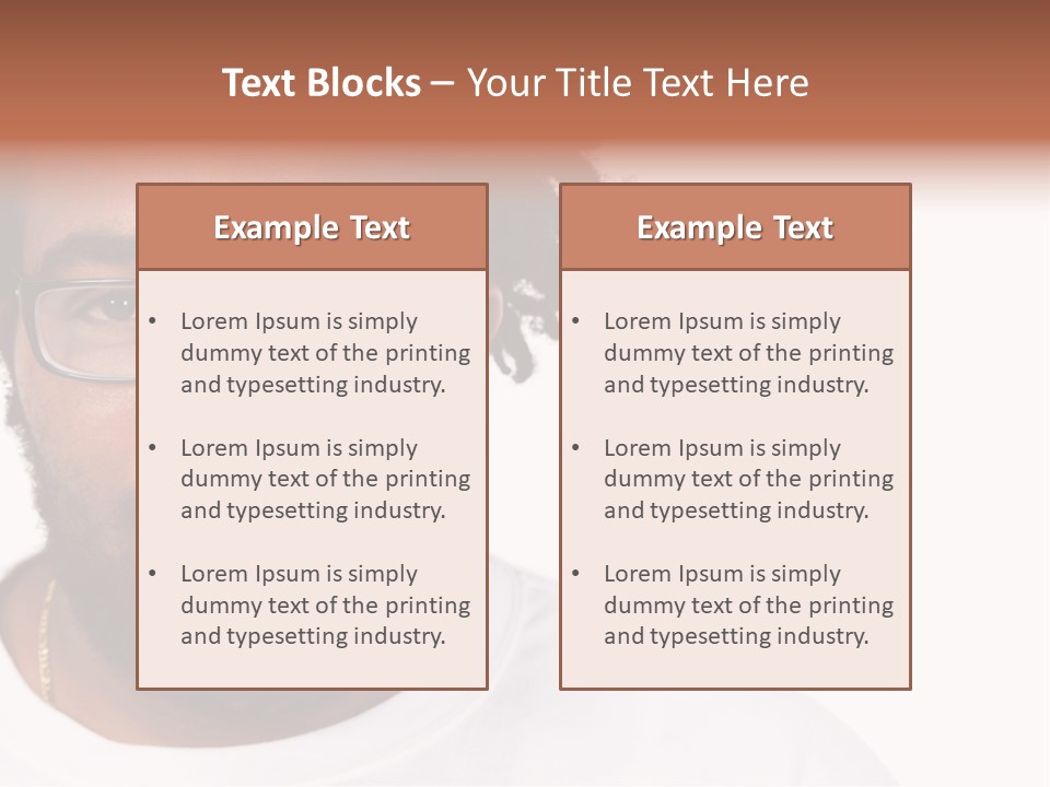Shot One Face PowerPoint Template