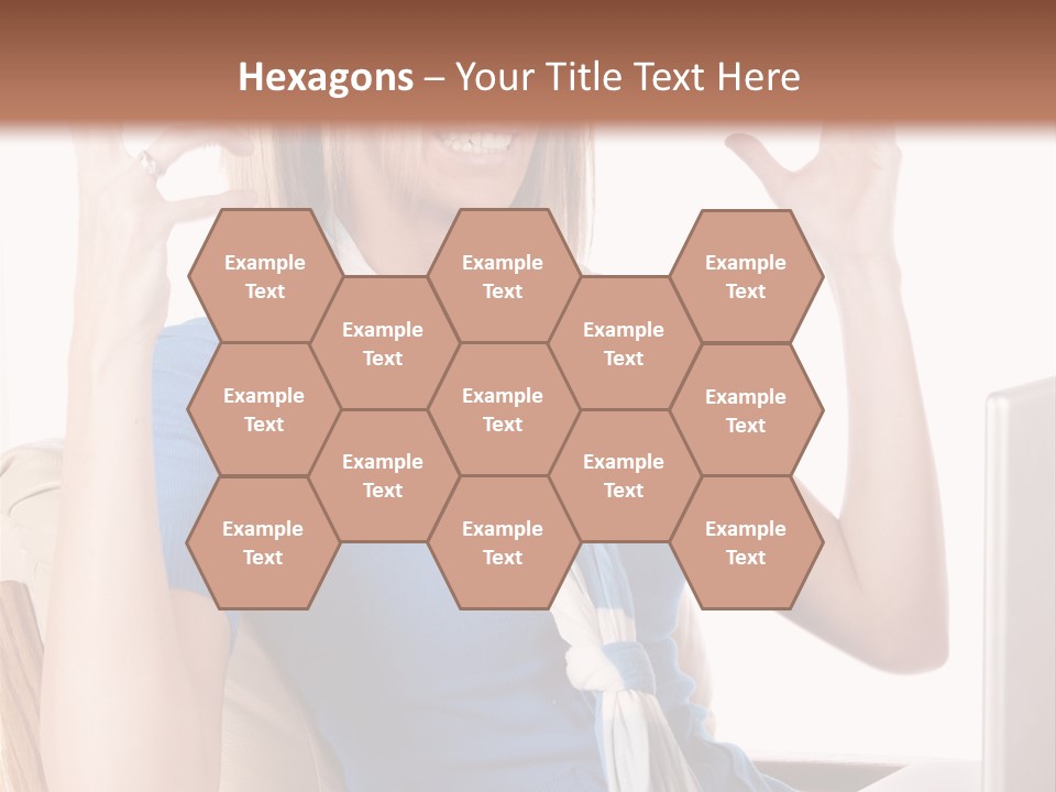 Sitting Corporate Work PowerPoint Template