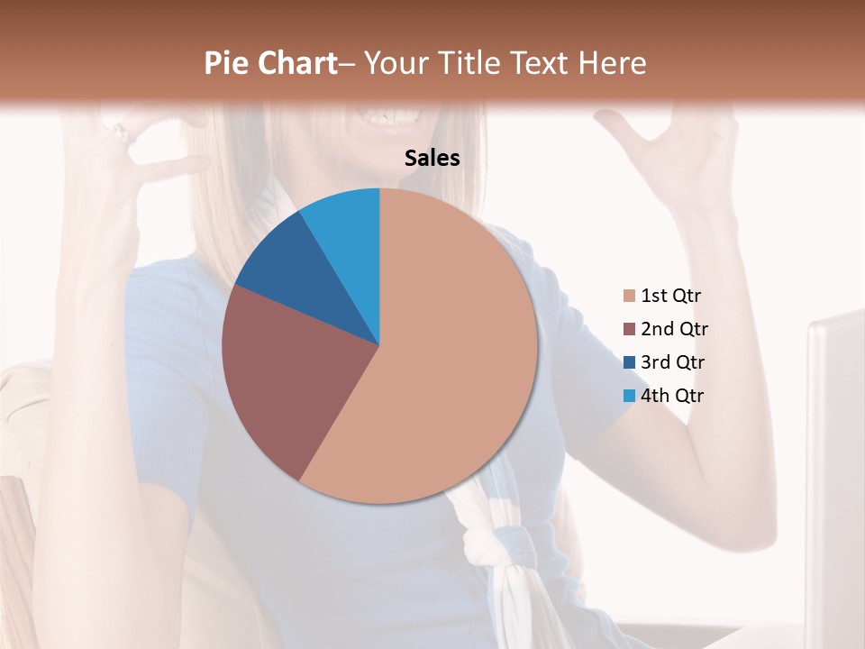 Sitting Corporate Work PowerPoint Template