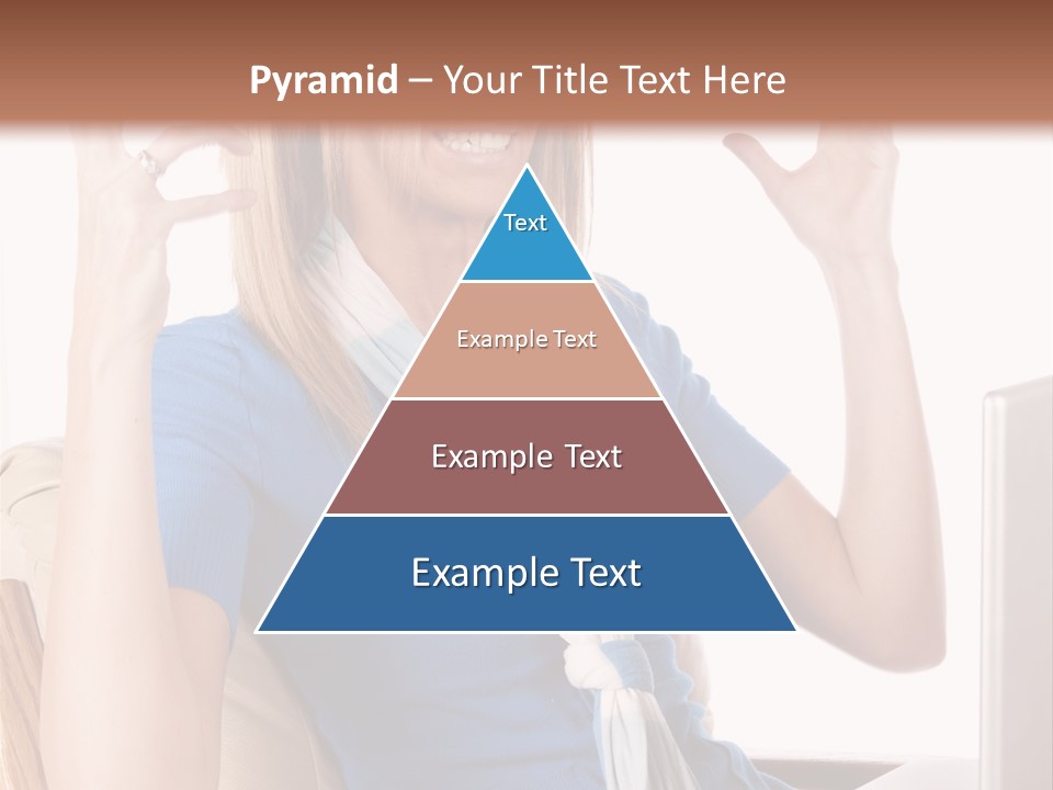 Sitting Corporate Work PowerPoint Template