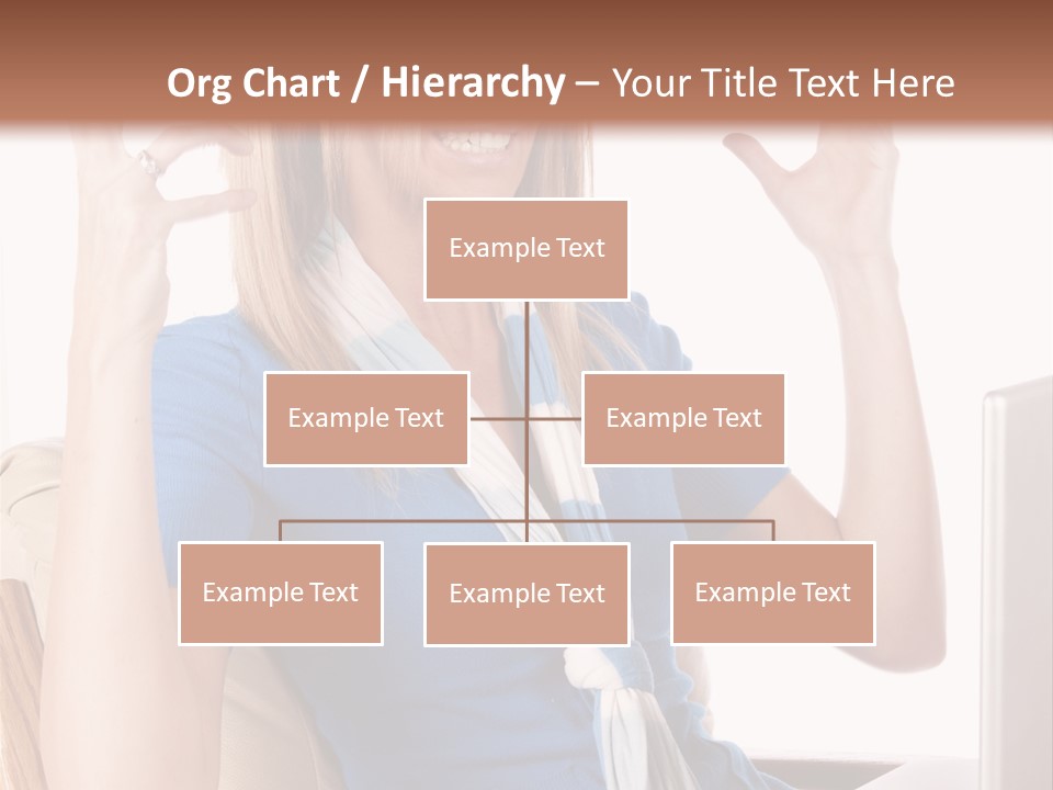 Sitting Corporate Work PowerPoint Template