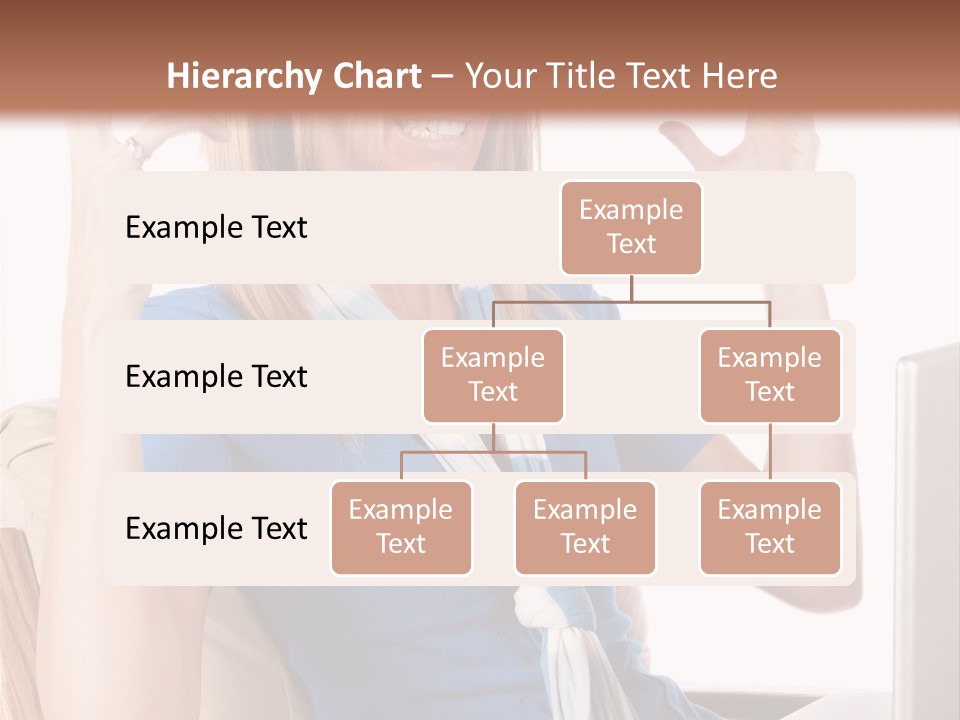 Sitting Corporate Work PowerPoint Template