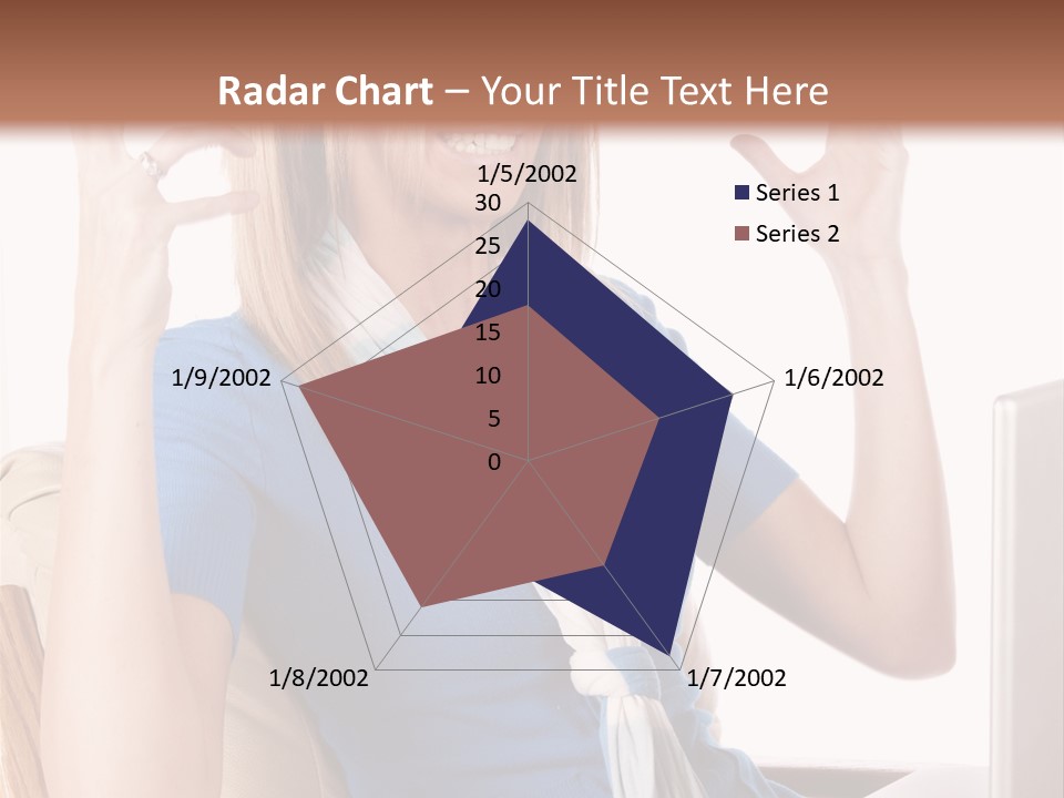 Sitting Corporate Work PowerPoint Template