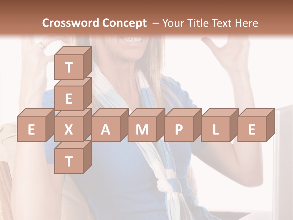 Sitting Corporate Work PowerPoint Template