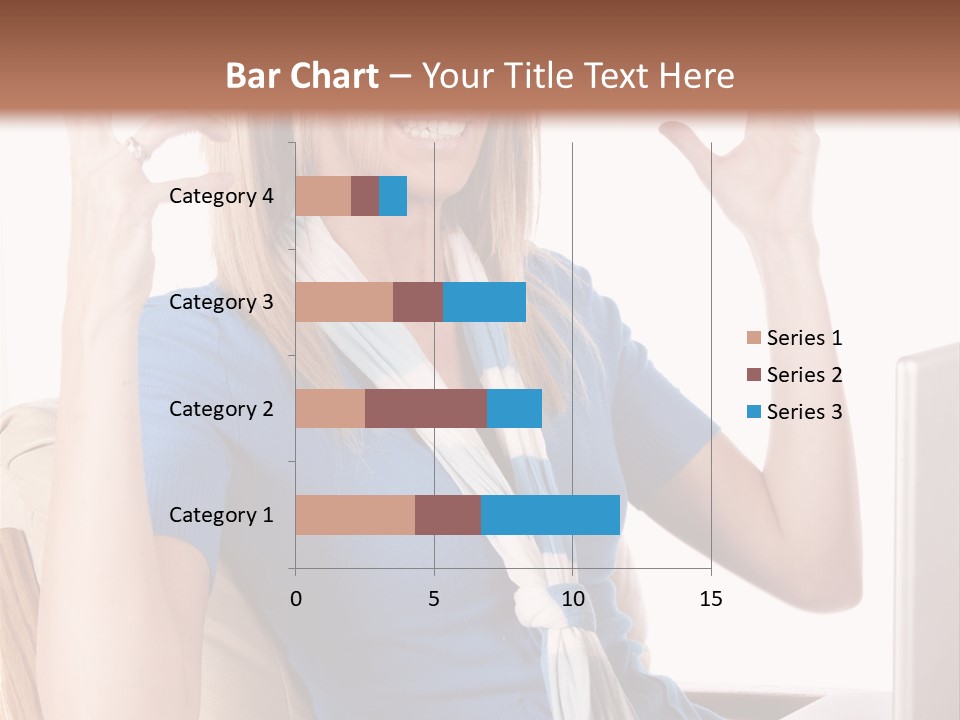 Sitting Corporate Work PowerPoint Template