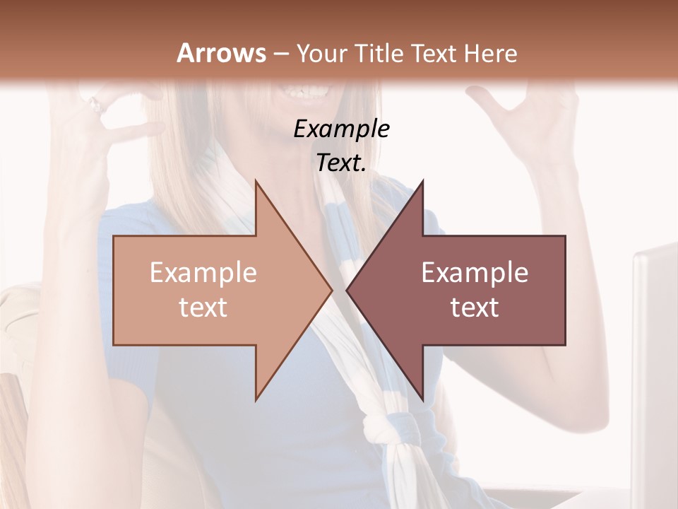 Sitting Corporate Work PowerPoint Template