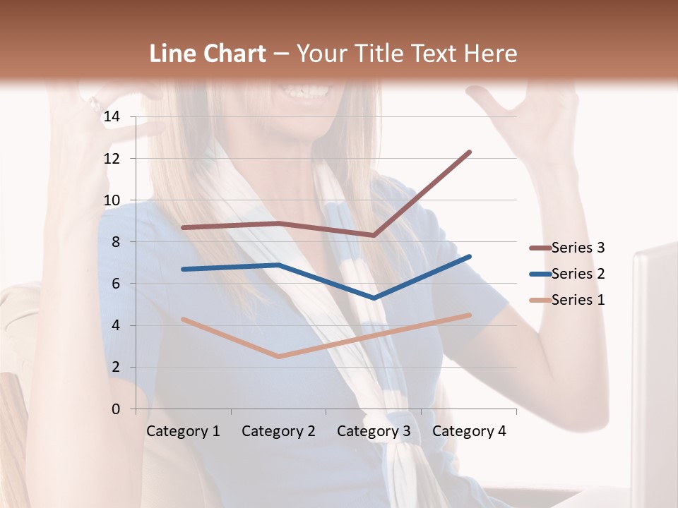 Sitting Corporate Work PowerPoint Template