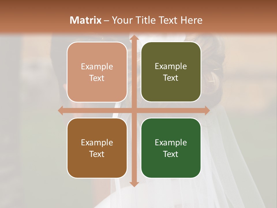 Hairstyle Outside Bridal PowerPoint Template