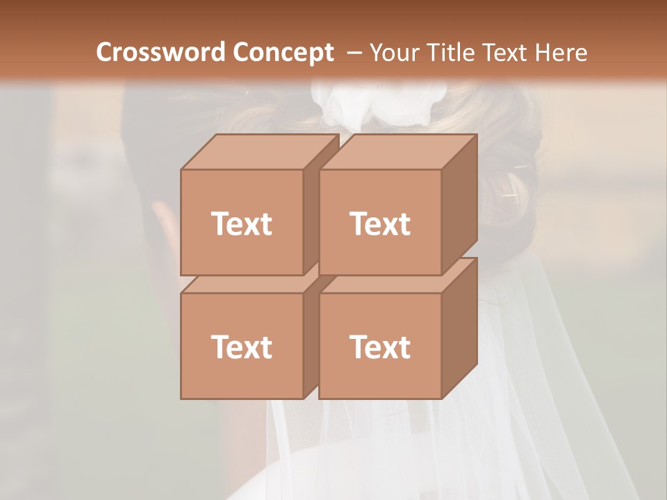 Hairstyle Outside Bridal PowerPoint Template
