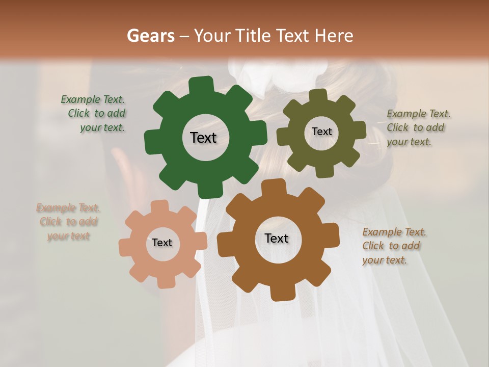 Hairstyle Outside Bridal PowerPoint Template