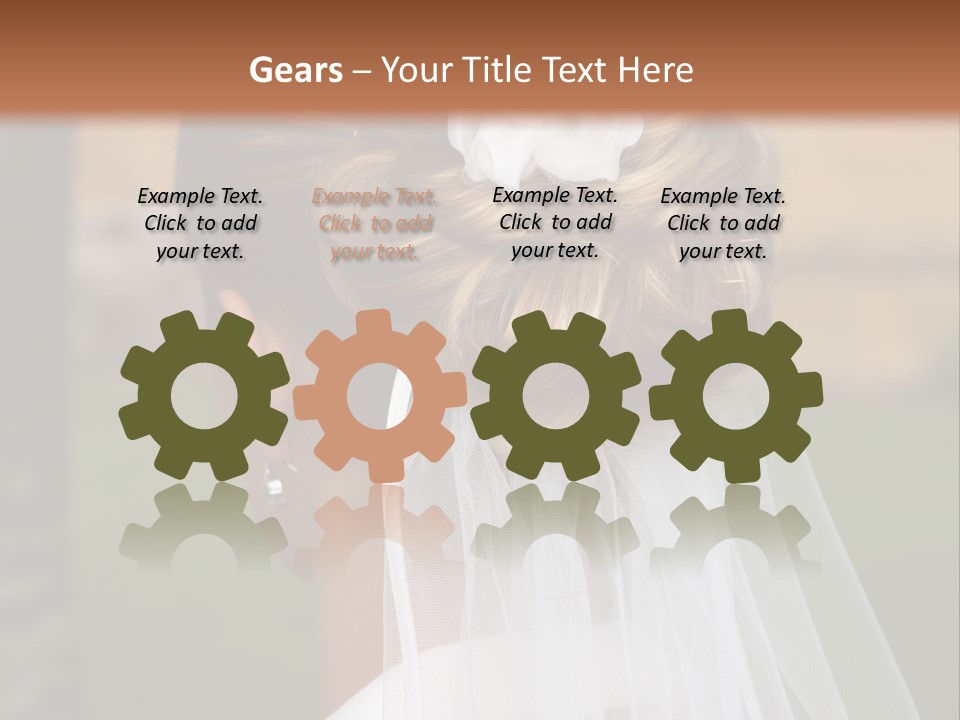 Hairstyle Outside Bridal PowerPoint Template