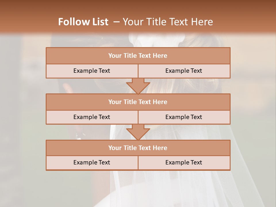 Hairstyle Outside Bridal PowerPoint Template