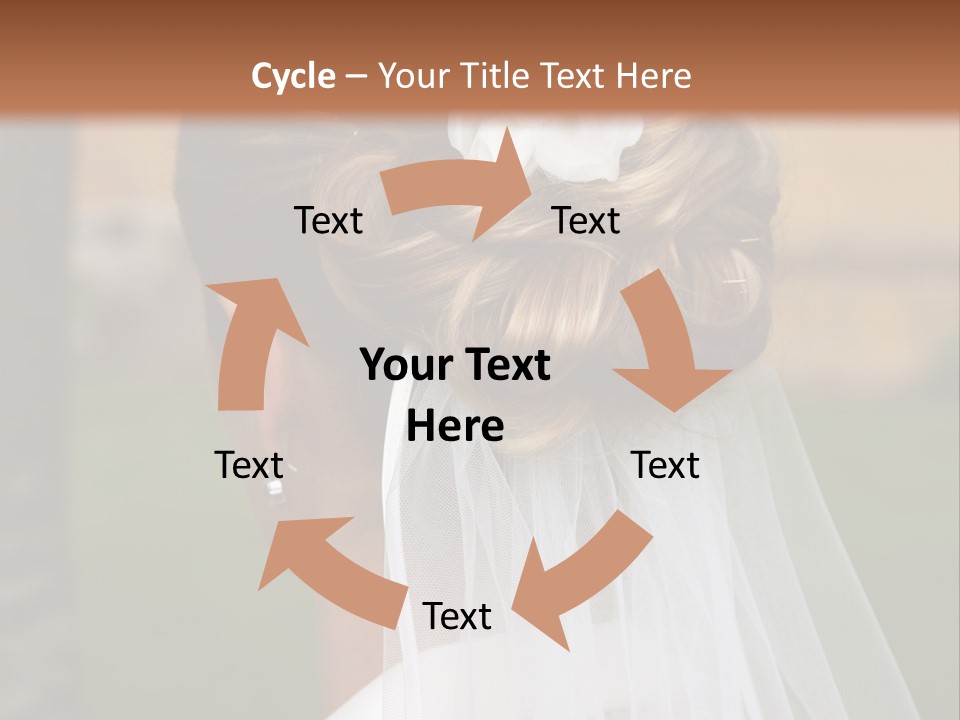 Hairstyle Outside Bridal PowerPoint Template