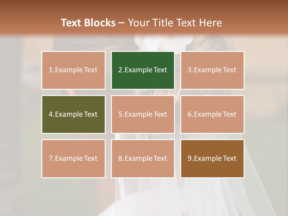 Hairstyle Outside Bridal PowerPoint Template