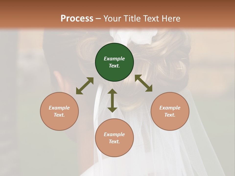 Hairstyle Outside Bridal PowerPoint Template
