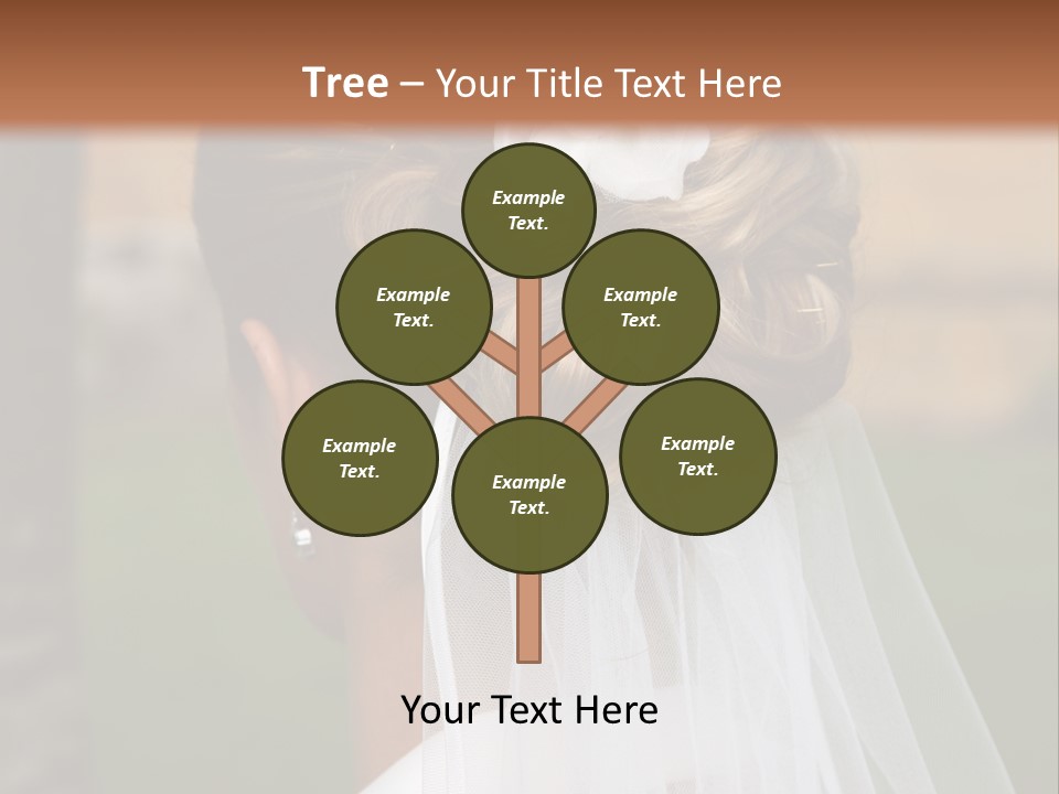 Hairstyle Outside Bridal PowerPoint Template