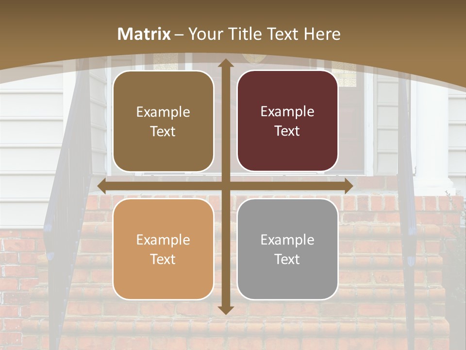 Mahogany Vinyl Etched PowerPoint Template