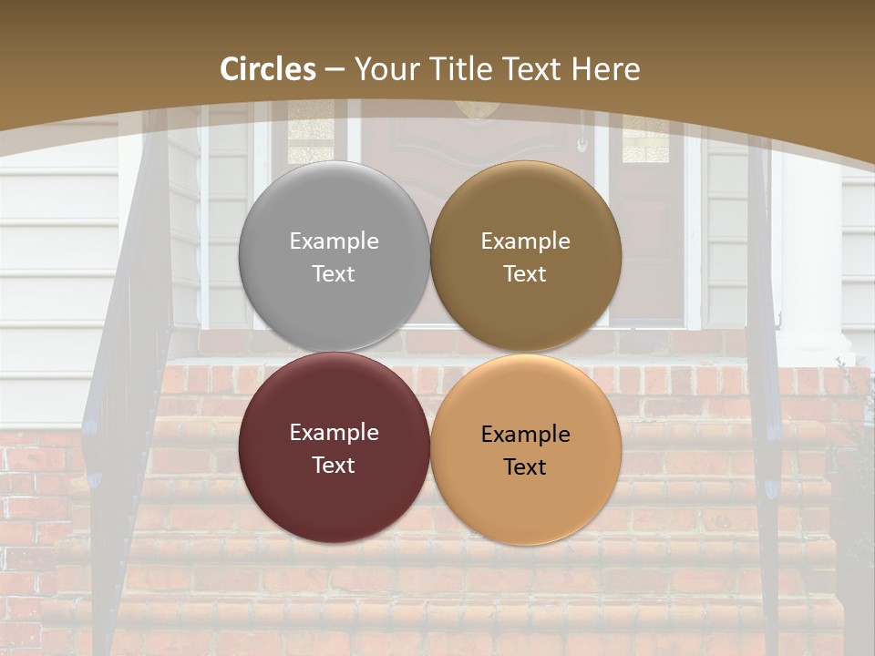 Mahogany Vinyl Etched PowerPoint Template